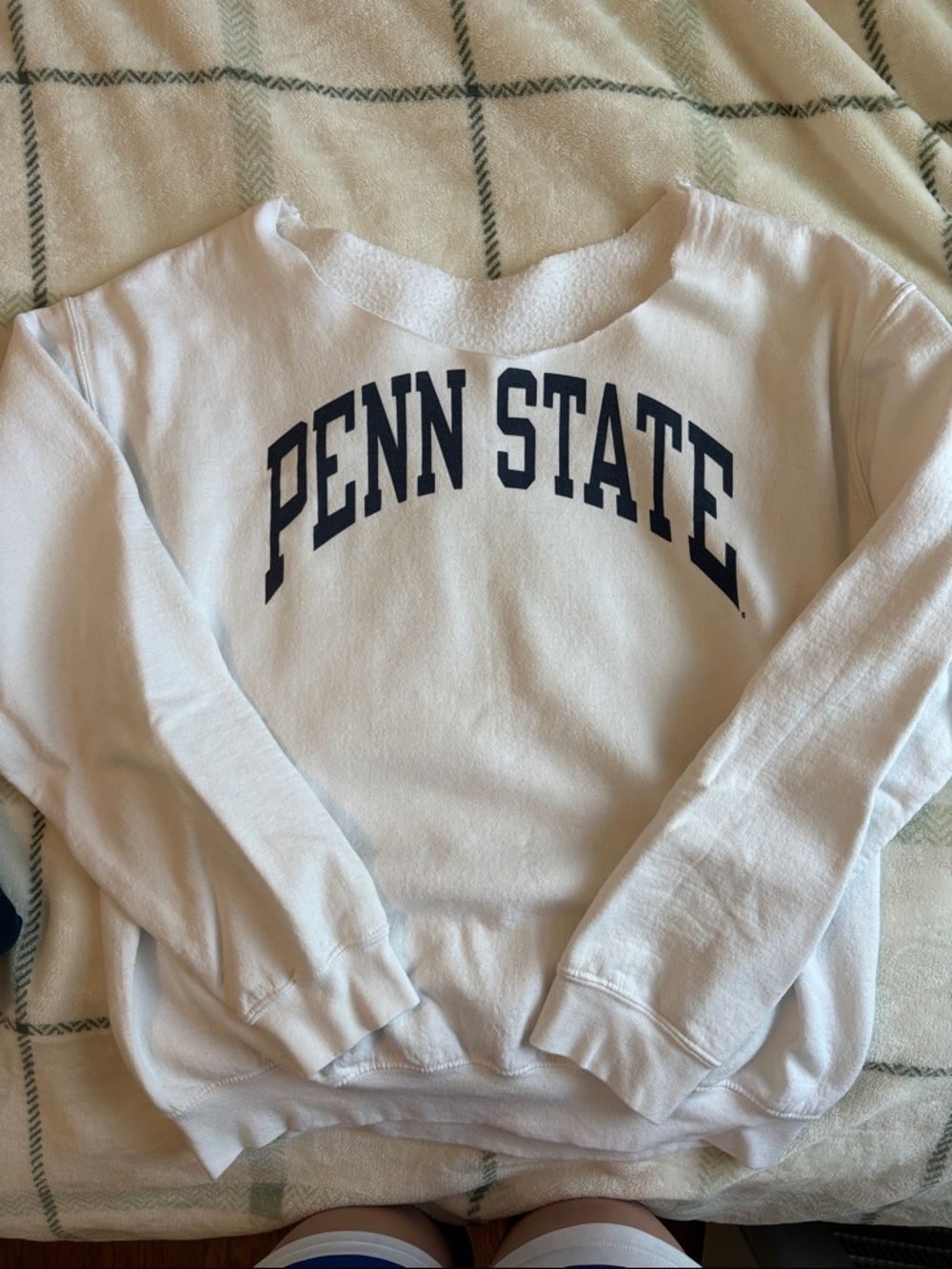 Penn State White Crewneck Sweatshirt